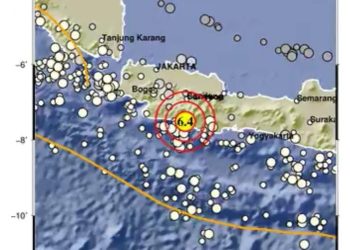 Gempa Magnitudo 6.4 Goyang Garut, Terasa Hingga ke Jogjakarta dan Jawa Tengah