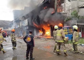 Yuyun Tewas Terjebak Saat Kebakaran Lahap Ruko Pasar Caringin