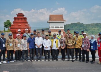 Wapres RI Ma’ruf Amin Resmikan Bendungan Cipanas, Bupati Nina Agustina : Enam Ribu Hektar Sawah Indramayu Dapat Terairi