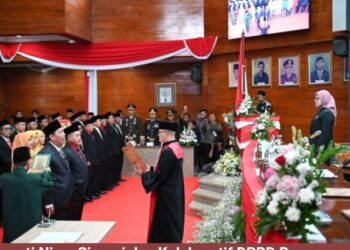 Sebanyak 50 Anggota DPRD Indramayu Mengucapkan Sumpah Janji Masa Jabatan 2024 – 2029