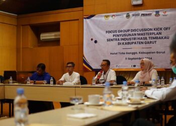 Disperindag Jabar Gelar FGD Kick Off Penyusunan Masterplan Sentra Industri Hasil Tembakau di Garut