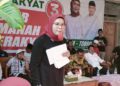 Perempuan Mundakjaya Dukung Nina Agustina, Suratno”Ayo bareng bareng Dukung Ibu Nina Rong Porod”