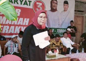 Perempuan Mundakjaya Dukung Nina Agustina, Suratno”Ayo bareng bareng Dukung Ibu Nina Rong Porod”