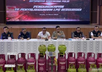 Polri tetapkan lima tersangka kasus penyuntikan LPG di Jabar dan Jateng