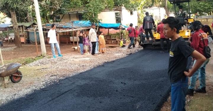 Pemerintah Desa Purbayani Laksanakan Pembangunan Jalan Sepanjang 600 Meter