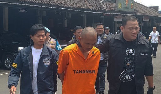 Polres Cimahi Tangkap Pembunuh Sadis, Korban di Habisi Pakai Palu dan Pisau
