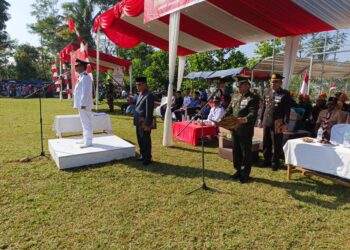 Camat Caringin Pimpin Langsung Upacara Detik-Detik Proklamasi RI Ke 80