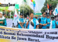 Buruh gelar Aksi Hari Kedua, Tuntut UMSK 19 Daerah Jabar di Kembalikan