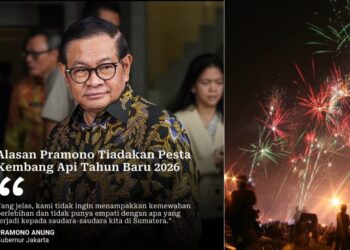 Pemerintah Provinsi Jakarta Putuskan Untuk Tiadakan Pesta Kembang Api Untuk Perayaan Tahun Baru 2026 Mendatang