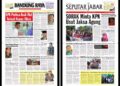 Koran Seputar Jabar dan Koran Bandung Raya (Dokumentasi Arsip Tahun 2016)