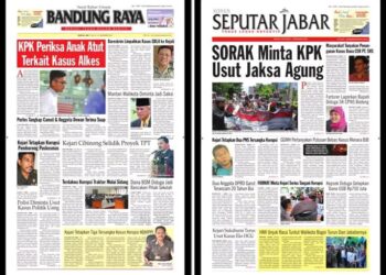 Koran Seputar Jabar dan Koran Bandung Raya (Dokumentasi Arsip Tahun 2016)
