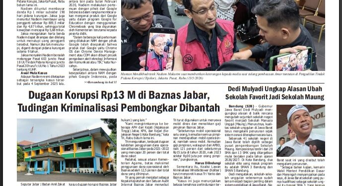 Arsip Koran Seputar Jabar