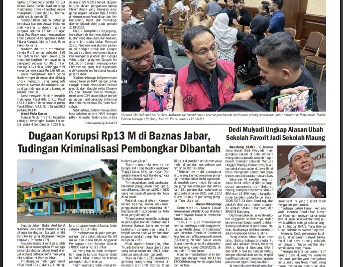 Arsip Koran Seputar Jabar