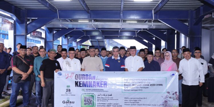Kemnaker Himpun 93 Hewan Kurban, Menaker: Iduladha Momentum Perkuat Kepedulian dan Kinerja