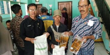 Penyaluran Bantuan Pangan Beras dan Minyak di Kecamatan Caringin Telah di Salurkan Mulai Hari Ini