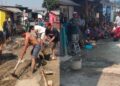 Warga RT 03 RW 12 Desa Banjaran Kulon Gelar Kerja Bakti Perbaikan Jalan Gang Yang Rusak