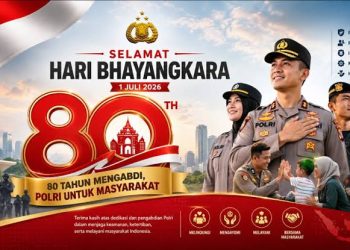 Selamat Hari Bhayangkara ke-80 Tahun 2026