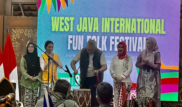 Bandung Jadi Tuan Rumah West Java International Fun Folk Festival, Satukan Budaya Lima Negara